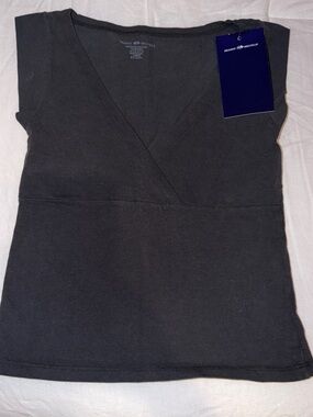 Brandy Melville Black V-Neck Tank Top